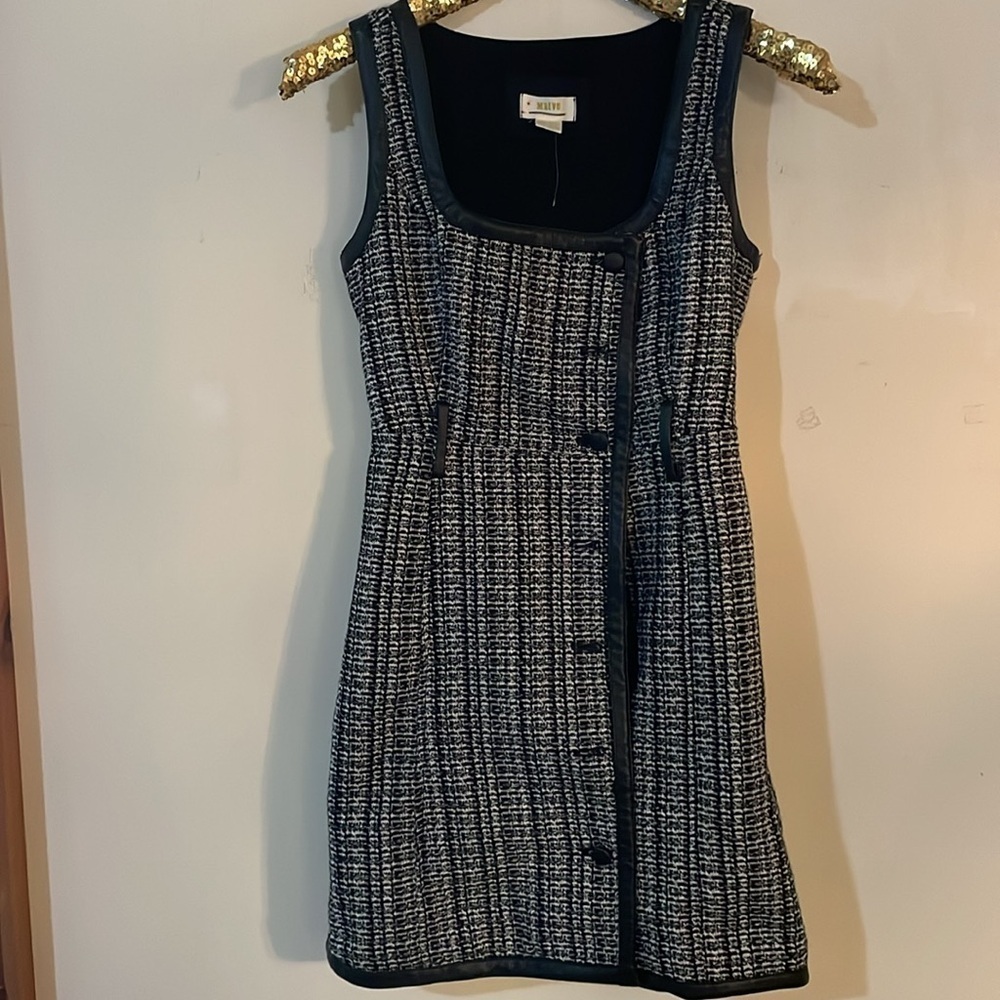 Maeve Tweed Mini Dress // No Belt //Missing Belt - Picture 9 of 14